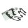 Acerbis Scheinwerfer Lampenmaske Tuning schwarz für Simson S51 S51E S50 S70 S70E 50TS 50SC