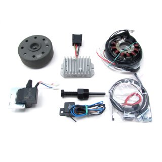 12V Lichtmaschine LiMa voll elektronische Zündung Zündanlage 12V 100W für Zündapp 175S, DB 201S/205/250 nach 1953
