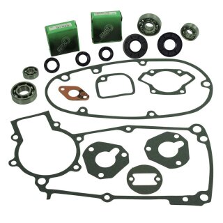 SNH Lagersatz Dichtsatz Wellendichtringe blau Motor + Getriebe pas. f. Simson KR51/1 S50  Schwalbe Sperber Duo Star Habicht Regeneration Dichtungssatz (Standard Qualität)