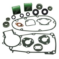SNH Lagersatz Dichtsatz Wellendichtringe blau Motor + Getriebe pas. f. Simson KR51/1 S50  Schwalbe Sperber Duo Star Habicht Regeneration Dichtungssatz (Standard Qualität)