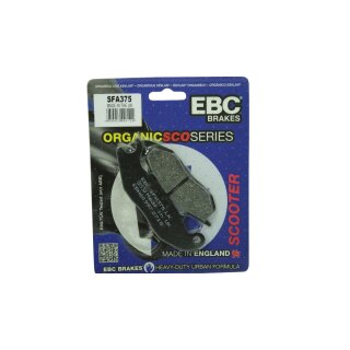 EBC Bremsbeläge für 2-Kolben Bremssattel Scheibenbremse Simson S53, S83, MS50, TS050, SC050, SR50X, SR80X, SRA50 auch S51 S50 S70 SR50 SR80 Bremszange