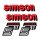 Set Aufkleber für Simson S51 S50 S70 Enduro S51E rot weiß schwarz Seitendeckel Herz Sticker