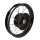 Regenerierung Hinterrad für MZ ETZ 16 Zoll 125 150 251 301, neue Radlager, Felge 2,15x16 Alu schwarz eloxiert, poliert Stahl, Speichen verchromt