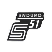 Aufkleber für Simson S51 Enduro Seitendeckel Sticker...