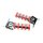 Fußrasten chrom rot hinten für Simson S51 S50 S70 S53 KR51 Schwalbe Star Sperber Habicht Spatz Tuning Sport