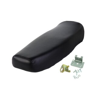 Set Sitzbank + Scharnier + Befestigung für Simson Schwalbe KR51/1 KR51/2 glatt Sitz